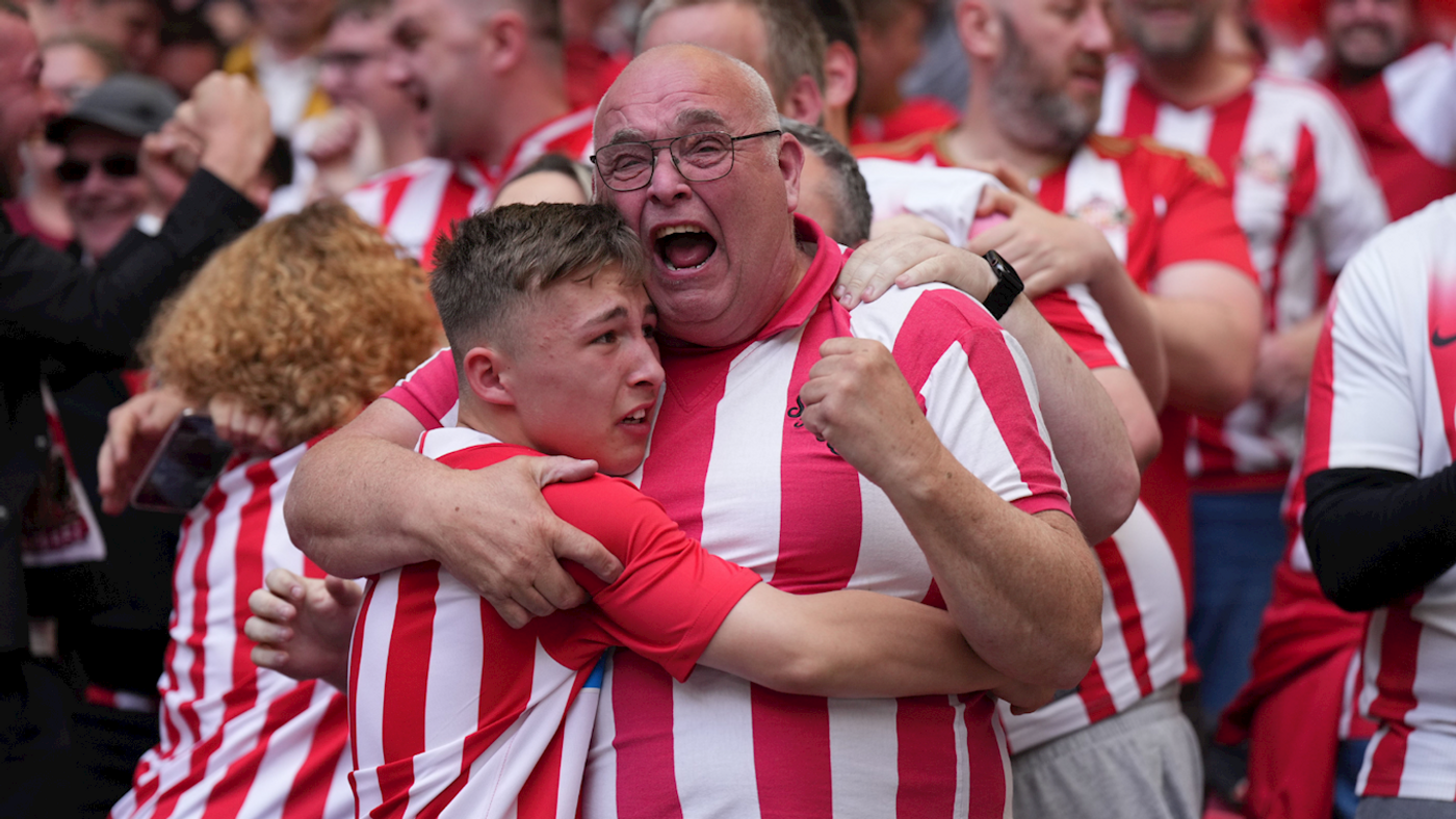 O dia do alívio chegou: O Sunderland vence em Wembley e, depois de