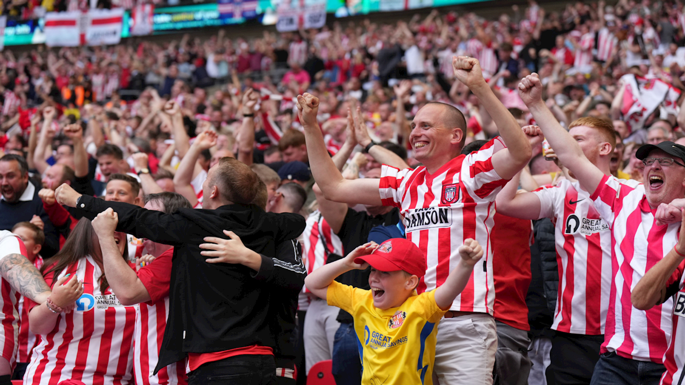 O dia do alívio chegou: O Sunderland vence em Wembley e, depois de